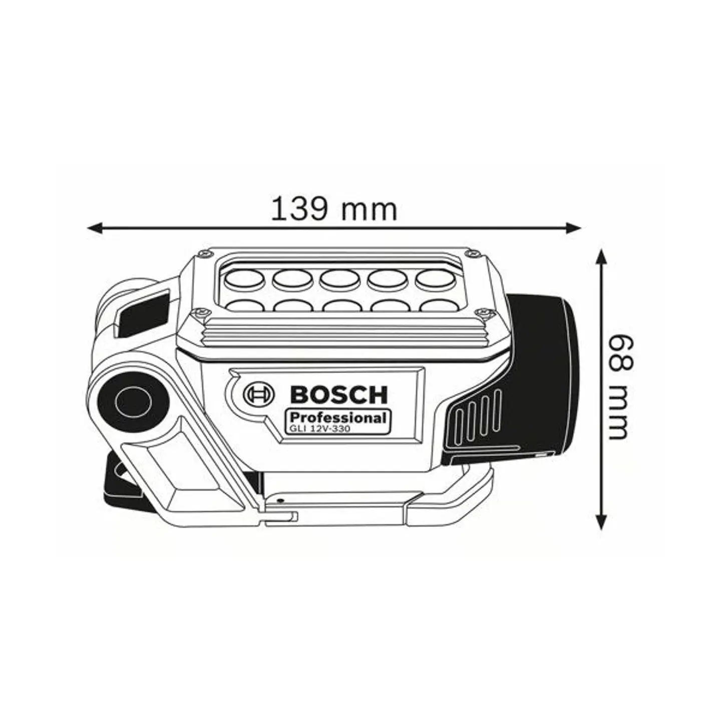 Lanterna sem fio GLI 12V-330 BOSCH 2