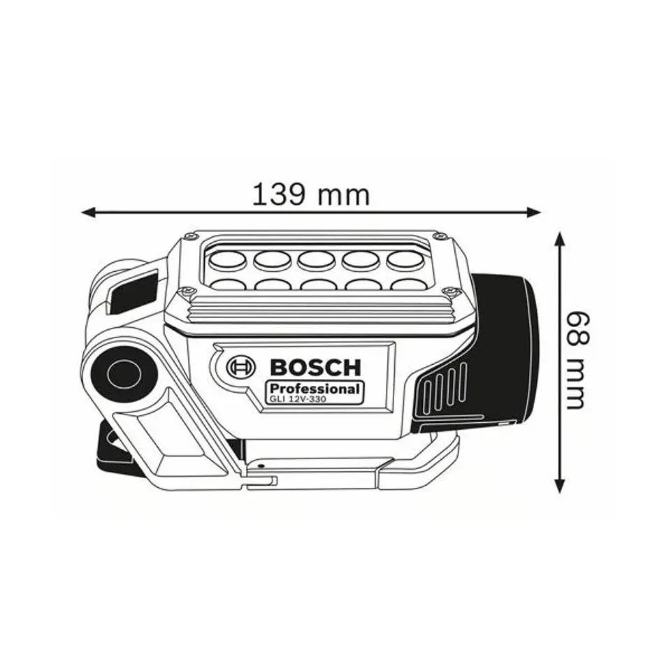 Lanterna sem fio GLI 12V-330 BOSCH 2