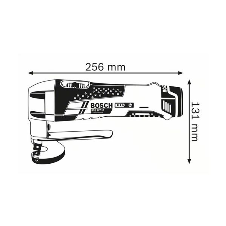 Tesoura para chapa sem fio GSC 12V-13 BOSCH 2