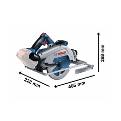 Serra circular sem fio BITURBO GKS 18V-68 GC BOSCH