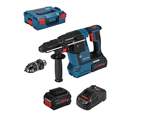 Martelo perfurador com 2 baterias 5.5Ah ProCORE GBH 18V-26 F BOSCH