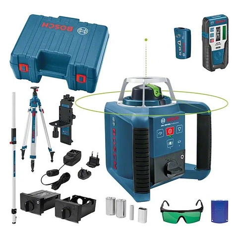 Laser de rotação de linhas verdes GRL 300 HVG SET COMPLETO BOSCH