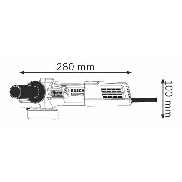 Rebarbadora pequena com regulador velocidade GWS 9-115 S BOSCH 2