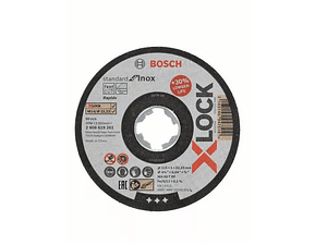 Disco de corte X-LOCK inox 115mm Standard for inox (10 UN.) BOSCH