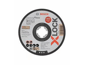 Disco de corte X-LOCK inox 125mm Standard for inox (10 UN.) BOSCH
