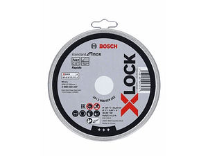 Disco de corte X-LOCK inox 125mm Standard for inox (10 UN.) BOSCH