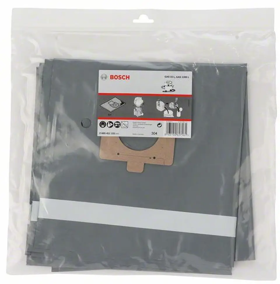 Saco para húmido descartável para aspirador 2605411231 BOSCH 2