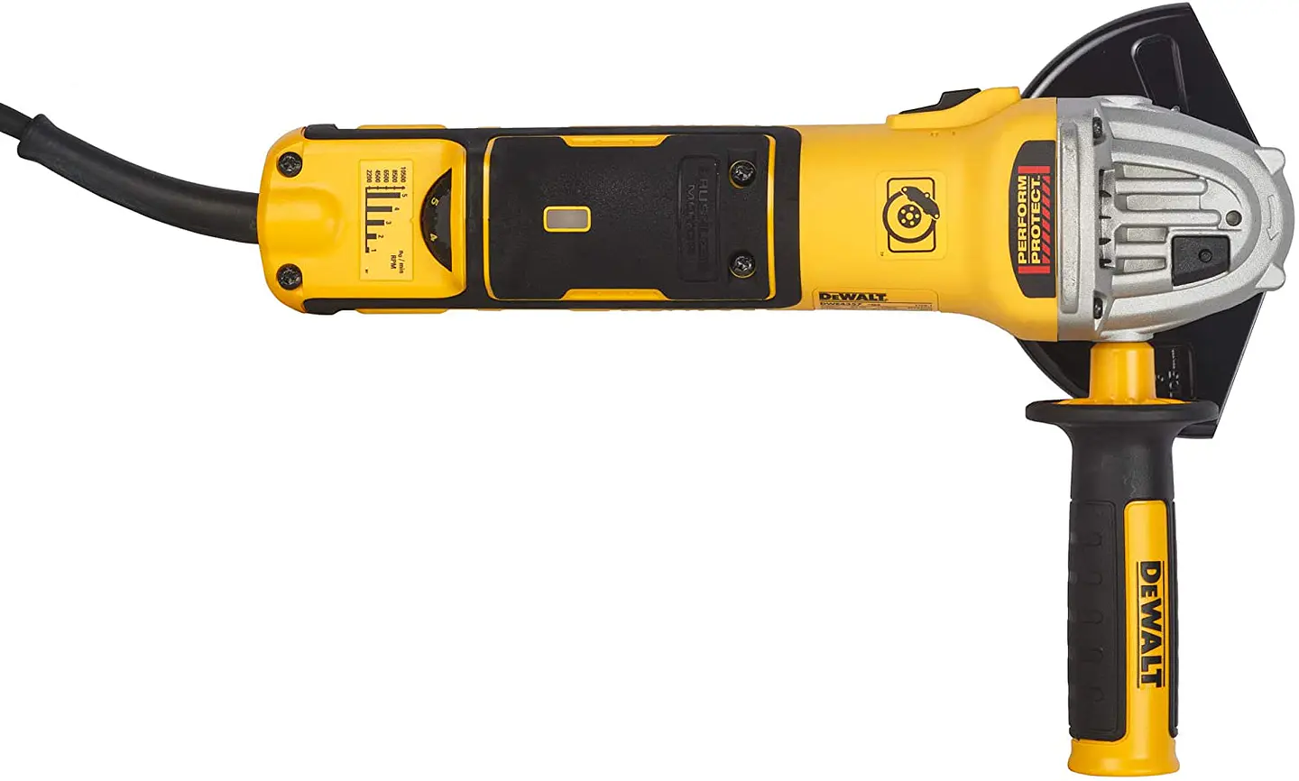 Rebarbadora sem escovas 125mm 1700W eletrónica DWE4357 DEWALT 3