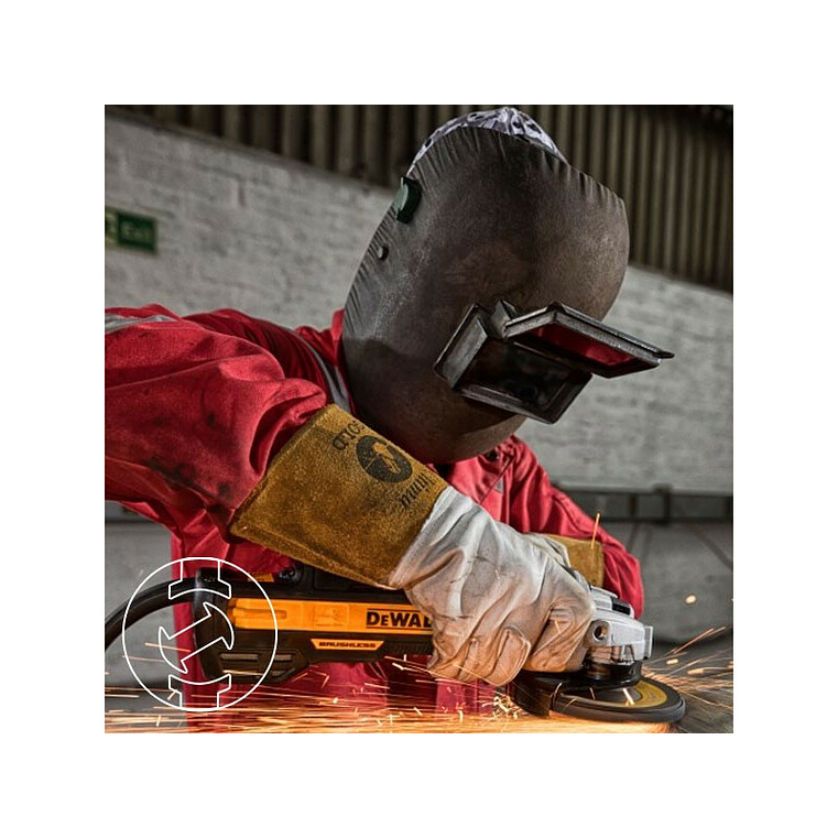 Rebarbadora sem escovas 125mm 1700W eletrónica DWE4357 DEWALT 5