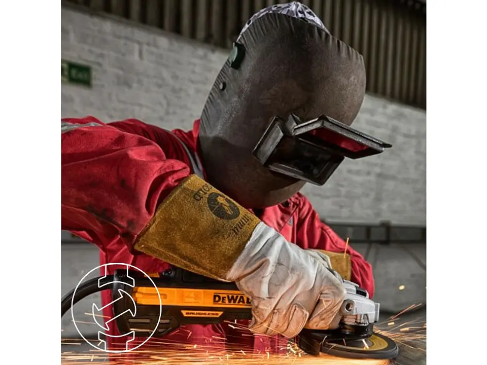 Rebarbadora sem escovas 125mm 1700W eletrónica DWE4357 DEWALT 5