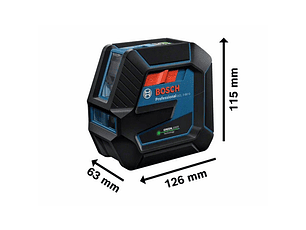 Nivel Laser combinado Linhas Verdes GCL 2-50 G BOSCH + Mala
