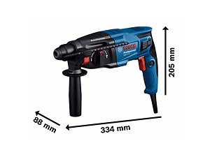 Martelo perfurador SDS Plus GBH 2-21 + Bucha de Aperto Rápido BOSCH