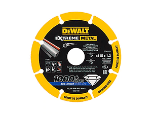 Disco de corte com borda de diamante Extreme Metal 115mm DEWALT