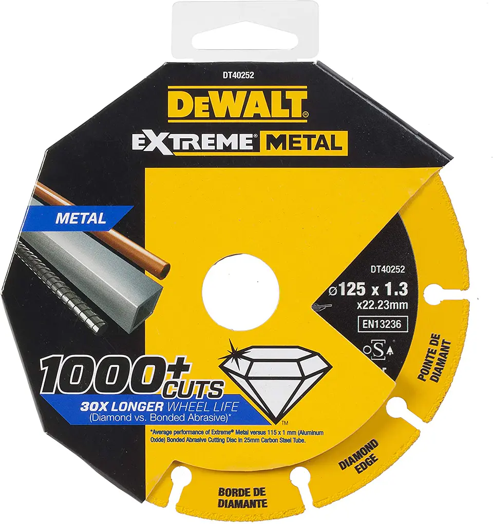 Disco de corte com borda de diamante Extreme Metal 115mm DEWALT 2