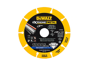 Disco de corte com borda de diamante Extreme Metal 125mm DEWALT