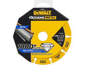 Disco de corte com borda de diamante Extreme Metal 125mm DEWALT