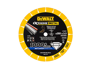 Disco de corte com borda de diamante Extreme Metal 355mm DEWALT