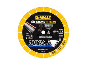 Disco de corte com borda de diamante Extreme Metal 355mm DEWALT