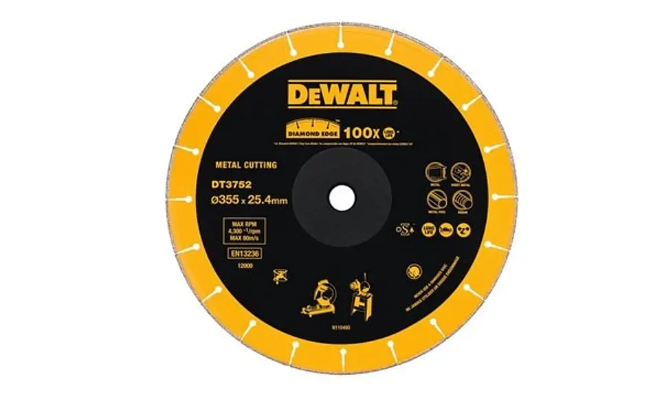 Disco de diamante para serra corte rápido Extreme Metal 355mm DEWALT 1