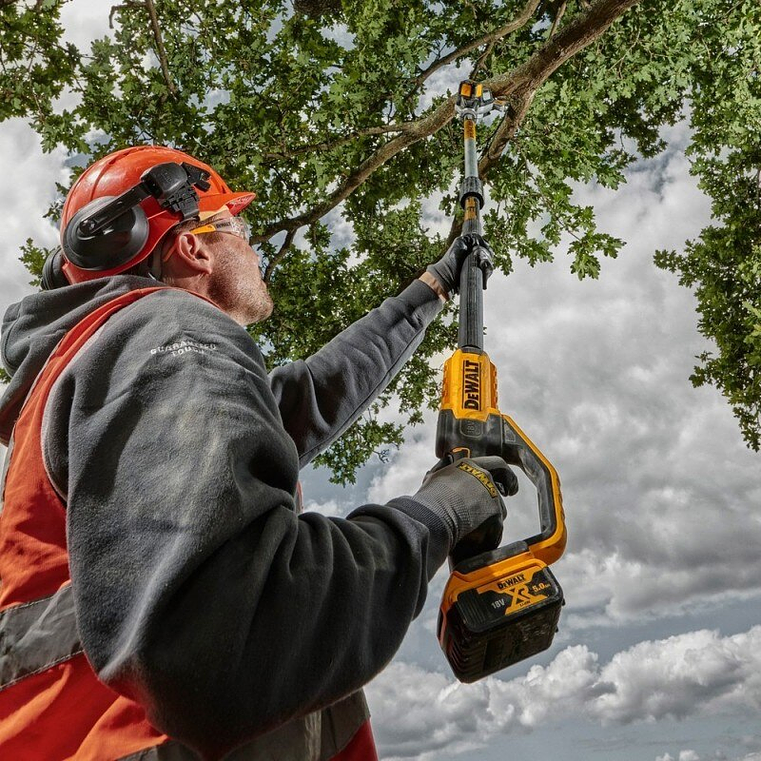 Podadora telescópica sem escovas XR 18V + 1 Bateria 5.0Ah DEWALT 6