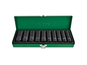 Jogo de Chaves de Caixa de Impacto Longas 1/2' GDAD1002 TOPTUL