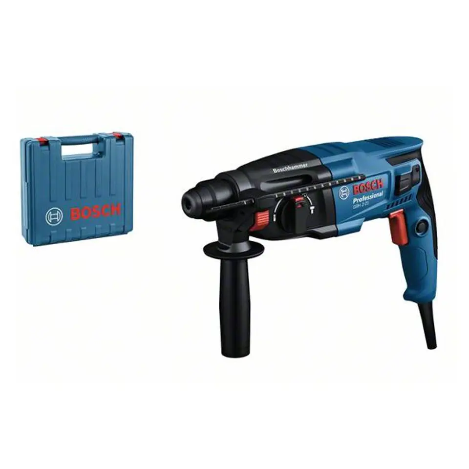 Conjunto Martelo perfurador GBH 2-21 + Rebarbadora GWS 700 BOSCH 2