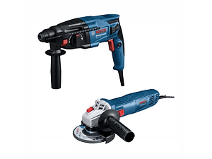 Conjunto Martelo perfurador GBH 2-21 + Rebarbadora GWS 700 BOSCH