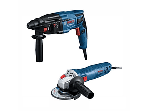 Conjunto Martelo perfurador GBH 2-21 + Rebarbadora GWS 700 BOSCH