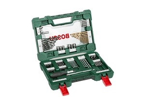 Conjunto de pontas de aparafusar e brocas V-Line BOSCH DIY (91 Peças)