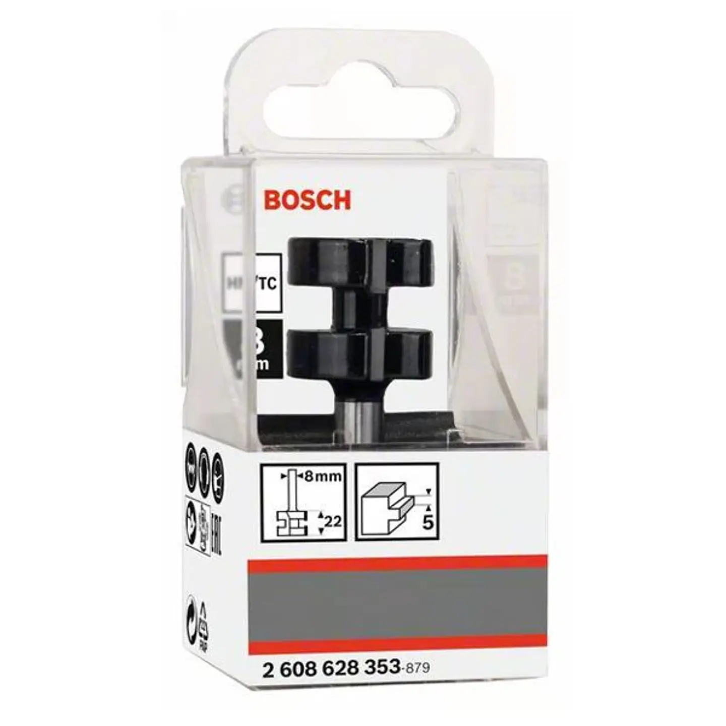 Fresa para ranhuras planas Standard for Wood BOSCH 2