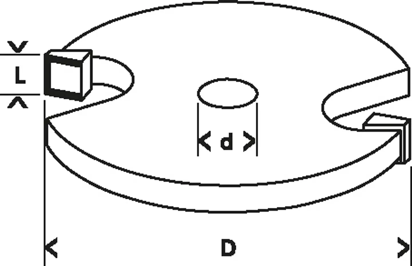 Fresa de ranhura interior 5mm Standard For Wood BOSCH 2