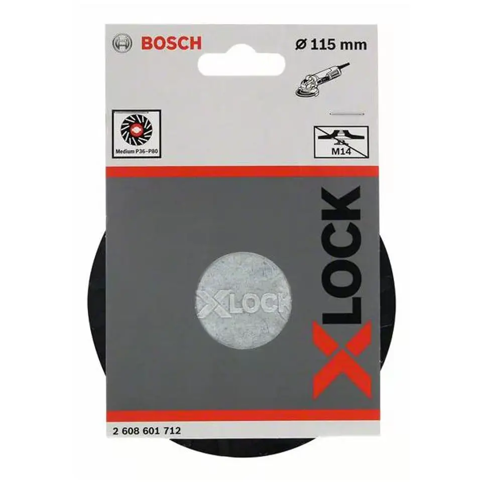 Prato Base de Apoio Médio 115mm X-LOCK BOSCH 2