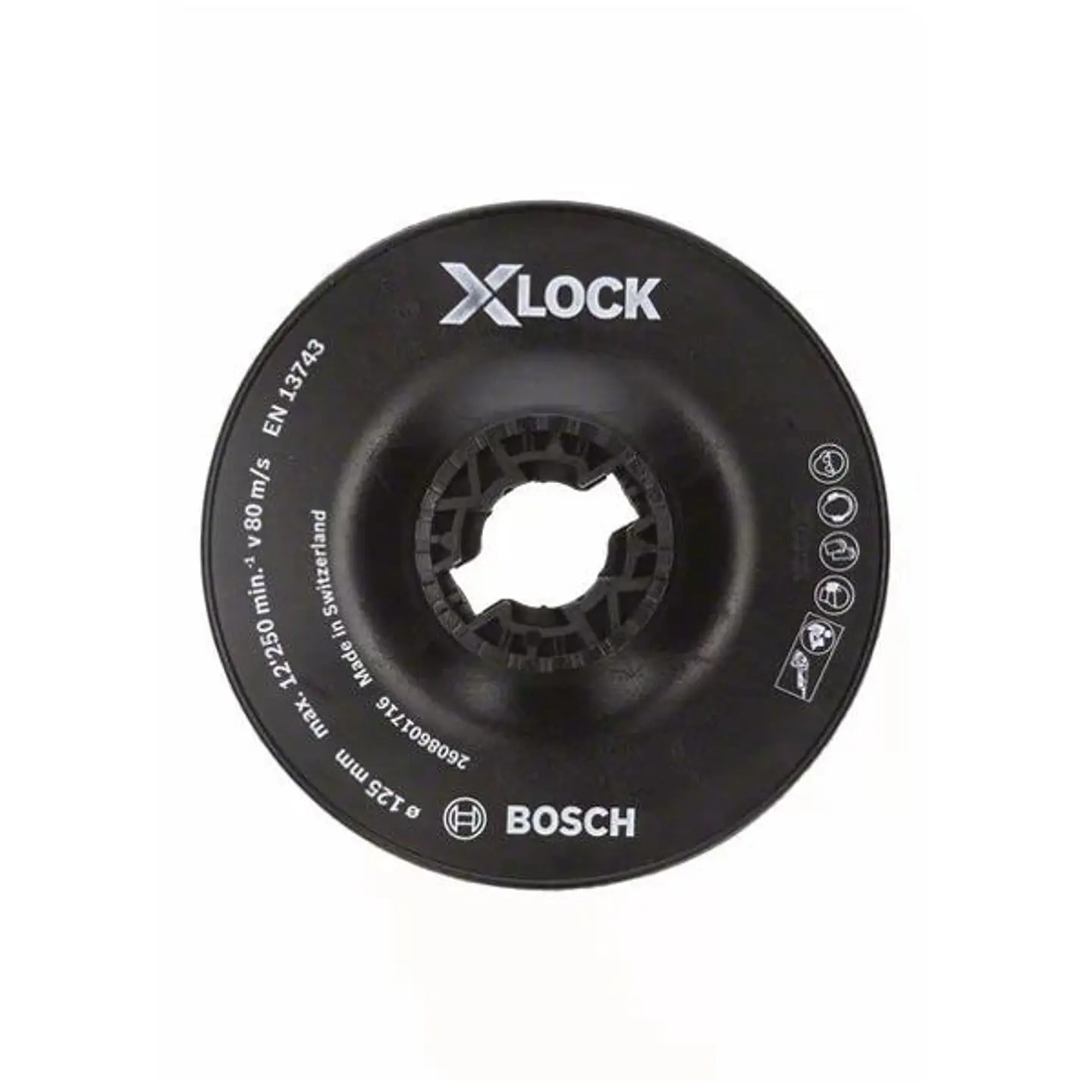 Prato Base de Apoio Médio 125mm X-LOCK BOSCH 1