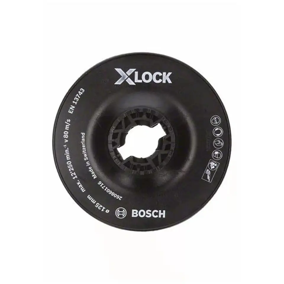 Prato Base de Apoio Médio 125mm X-LOCK BOSCH 1
