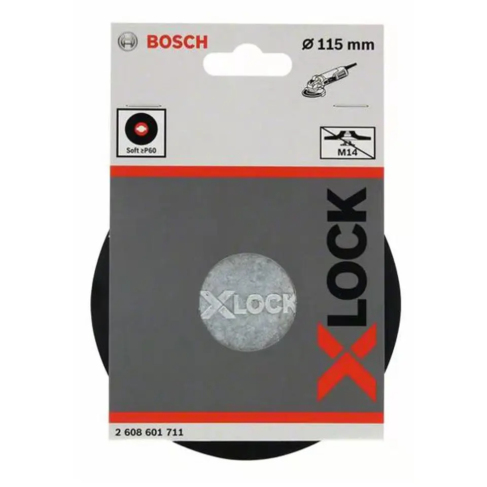 Prato Base de Apoio Macia 115mm X-LOCK BOSCH 2