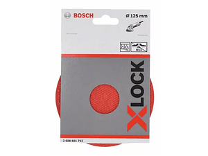 Prato Base de Apoio Velcro X-LOCK BOSCH (125mm)