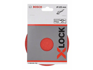 Prato Base de Apoio Velcro X-LOCK BOSCH (125mm)