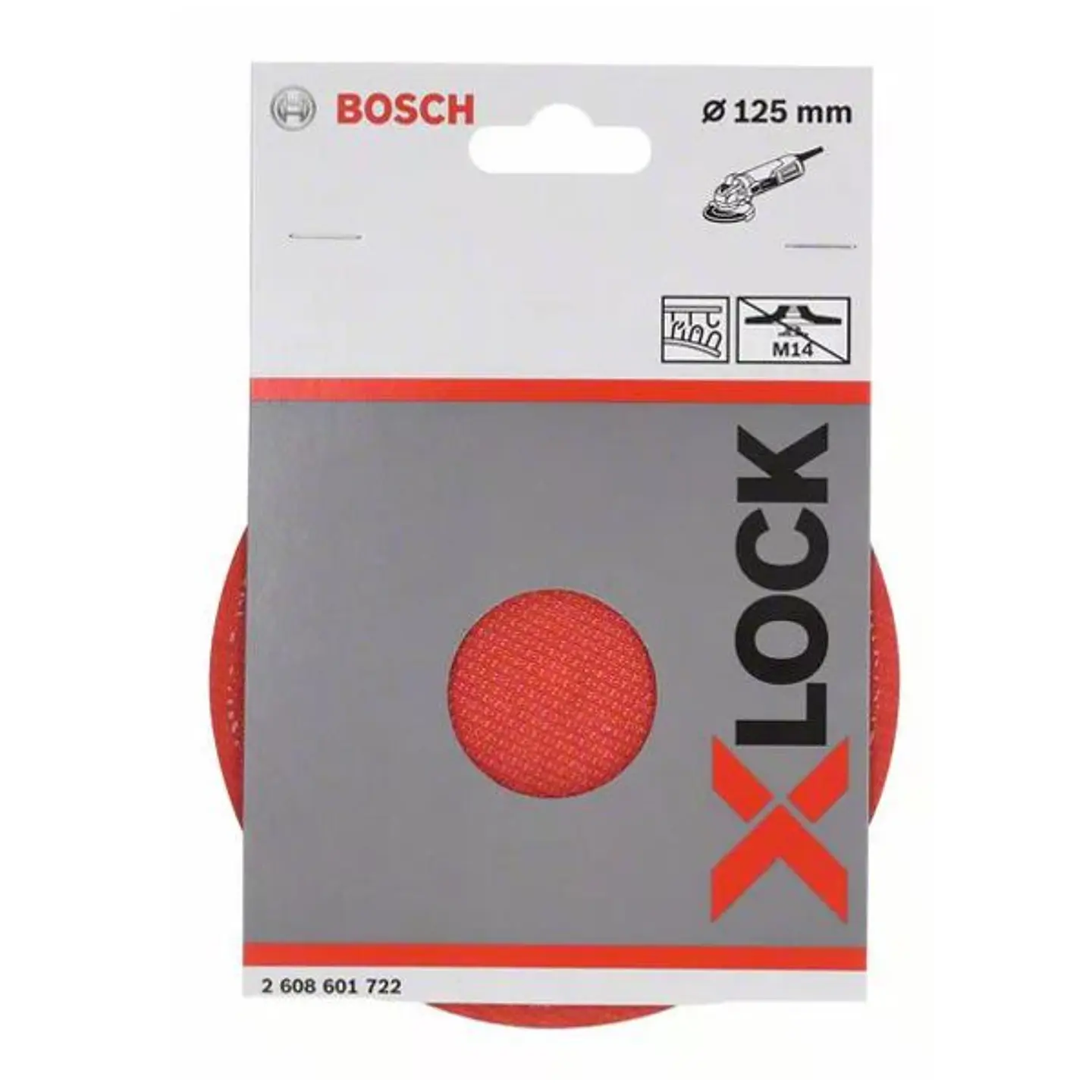Prato Base de Apoio Velcro X-LOCK BOSCH (125mm) 2