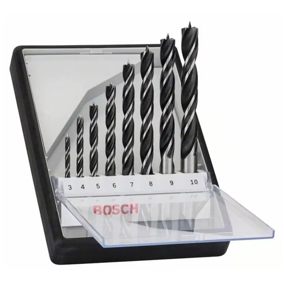 Conjunto de 8 brocas para madeira BOSCH 1