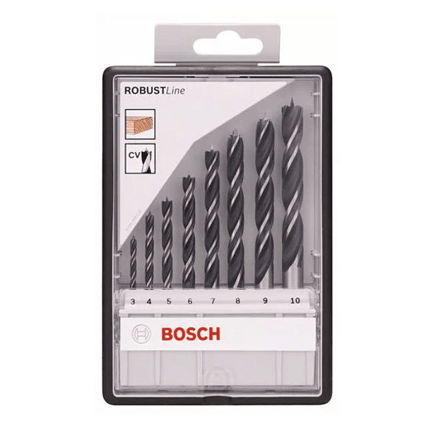 Conjunto de 8 brocas para madeira BOSCH 2