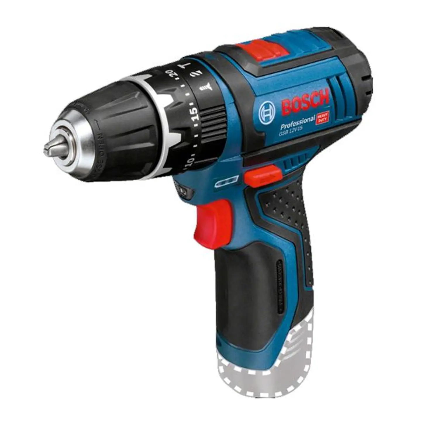 Conjunto Aparafusadora de Impacto GDR 12V-105 + Aparafusadora Percussão GSB 12V-15 BOSCH 3