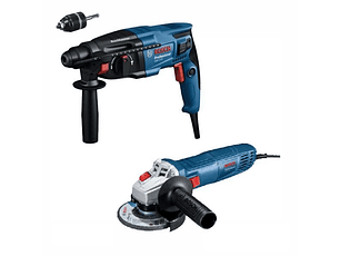 Conjunto Martelo perfurador GBH 2-21 F + Rebarbadora GWS 700 BOSCH