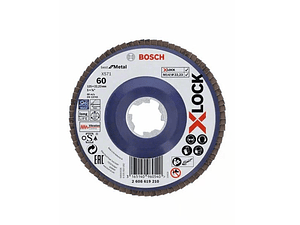 Disco lixa em lamelas 125mm X-LOCK X571 Best for Metal BOSCH (5 un.)