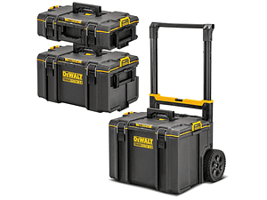Trolley ToughSystem™ 2.0 com 3 Malas Empilháveis para Ferramentas DWST83402-1 DEWALT