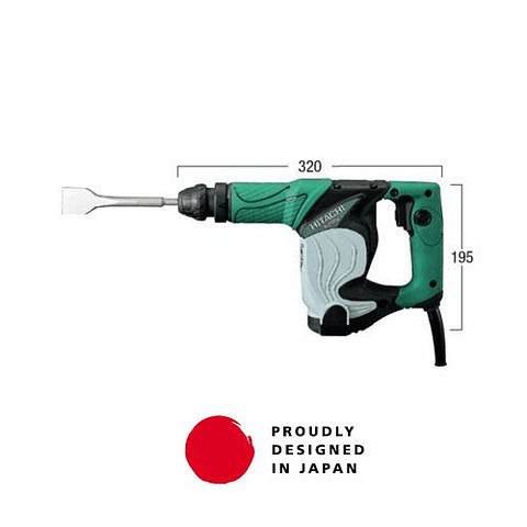 Martelo demolidor ligeiro 3Kg SDS Plus H25PVZ HIKOKI (Ex HITACHI)