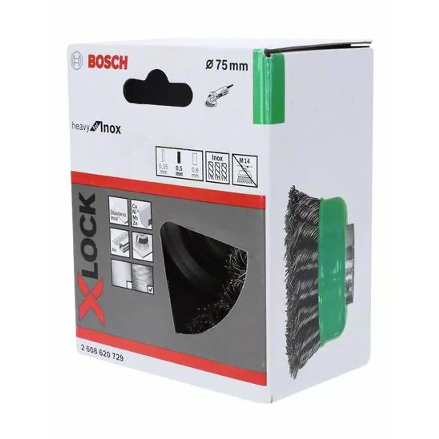 Catrabucha em copo Heavy for Inox X-LOCK BOSCH 2