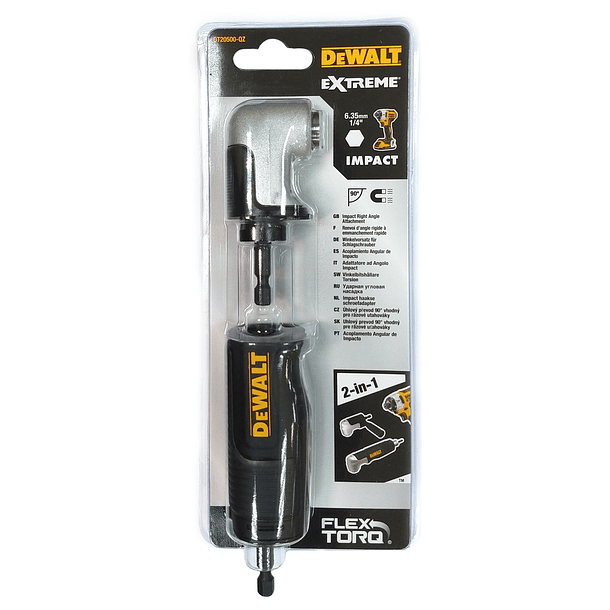 Adaptador Angular 2 em 1 FLEXTORQ DT20500 DEWALT 5