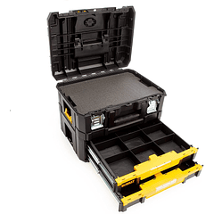 Kit Mala IP54 TSTAK + CAIXA DUPLA TSTAK DEWALT