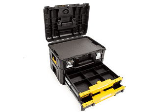 Kit Mala IP54 TSTAK + CAIXA DUPLA TSTAK DEWALT