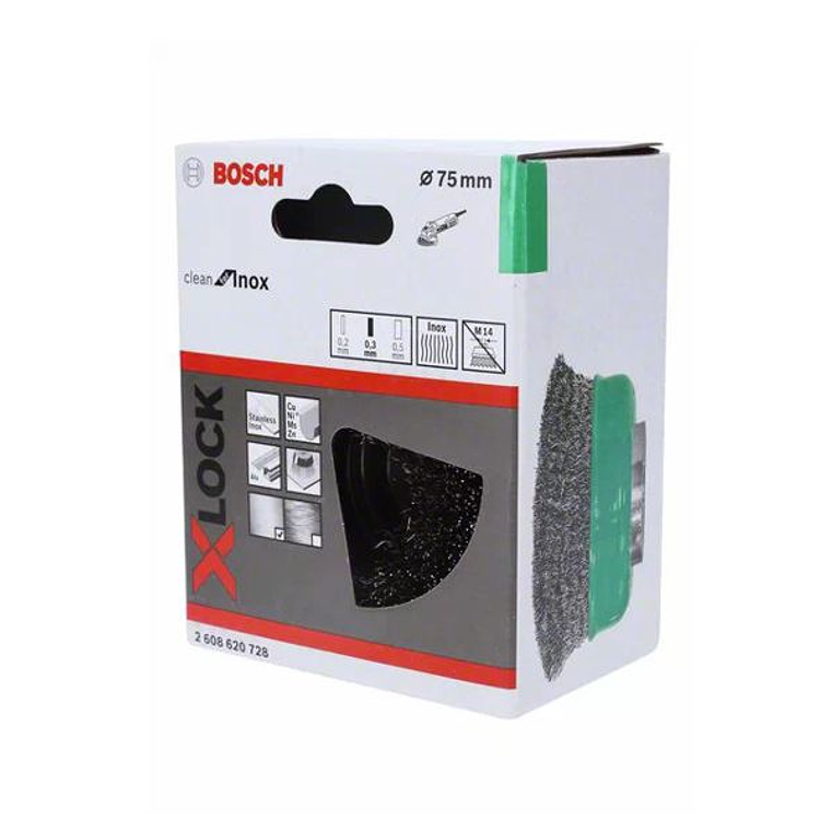 Catrabucha em copo Clean for Inox 75mm X-LOCK BOSCH 2